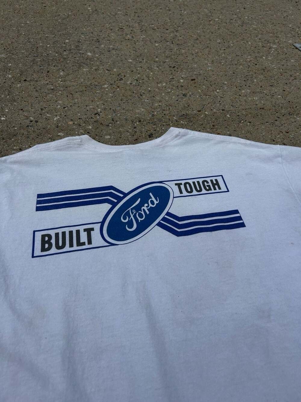 Gildan Ultra Cotton Ford Built Tough Super Duty BorgWarner T-Shirt Size XL